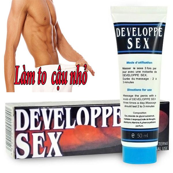 Kem Developpe Sex tăng kích thước dương vật hiệu quả an toàn nhanh