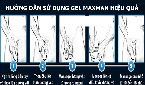 Gel Maxman Tăng Kích Thước Dương Vật Hiệu Quả Và An Toàn