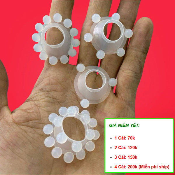 Vòng bi silicon dương vật tăng khoái cảm an toàn bền bỉ