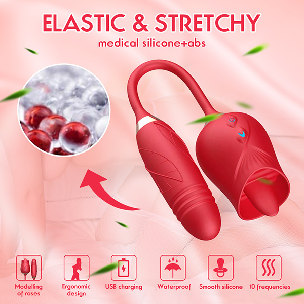 Giá sỉ Trứng rung hoa hồng 2 đầu rung thụt liếm đa năng giá rẻ Giá sỉ Trứng rung hoa hồng 2 đầu rung thụt liếm đa năng giá rẻ