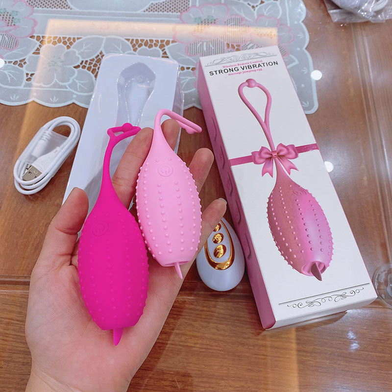 Trứng rung cá nóc gai điều khiển từ xa 12 chế độ đa năng kích thích