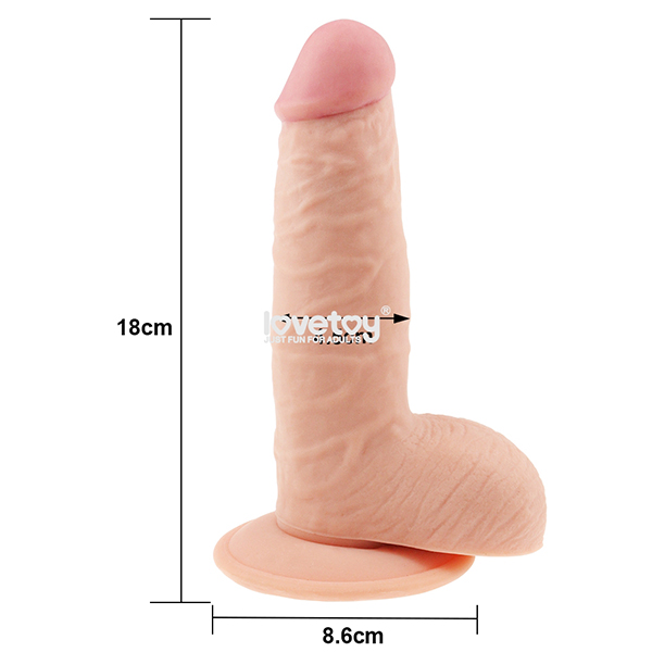 Dương vật giả Lovetoy The Ultra Soft Dude 75 inch mềm mại siêu thực