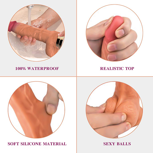 Đồ chơi tình dục gắn tường rung thụt mạnh, mô phỏng thật