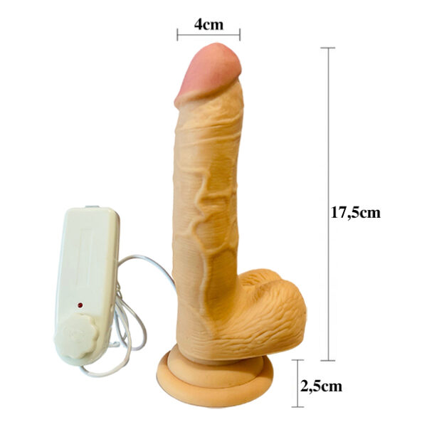 Dương vật giả gắn tường siêu mềm mềm mại rung mạnh kích thích