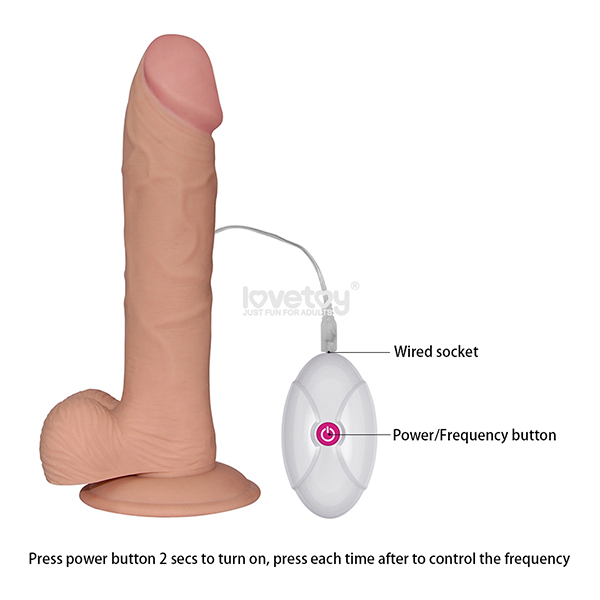 Lovetoy The Ultra Soft Dude 9inch Dương vật giả mềm mại tuyệt đỉnh