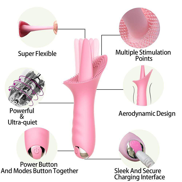 Máy Massage Âm Đạo Lưỡi Rung Sung Sướng Tột Đỉnh