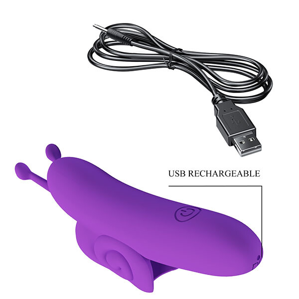 Ngón Tay Rung Massage Điểm G Snail Kích Thích Sung Sướng