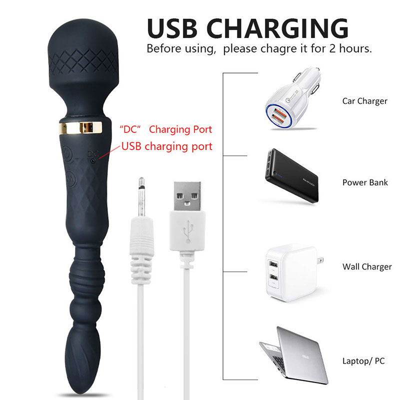 Chày rung Stick AV 2 đầu đa năng kích thích âm đạo hậu môn