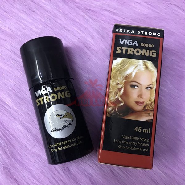 Viga Strong 45ml chai xịt chống xuất tinh sớm tăng khoái cảm