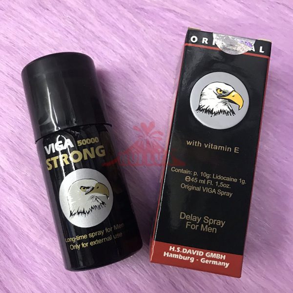 Viga Strong 45ml chai xịt chống xuất tinh sớm tăng khoái cảm