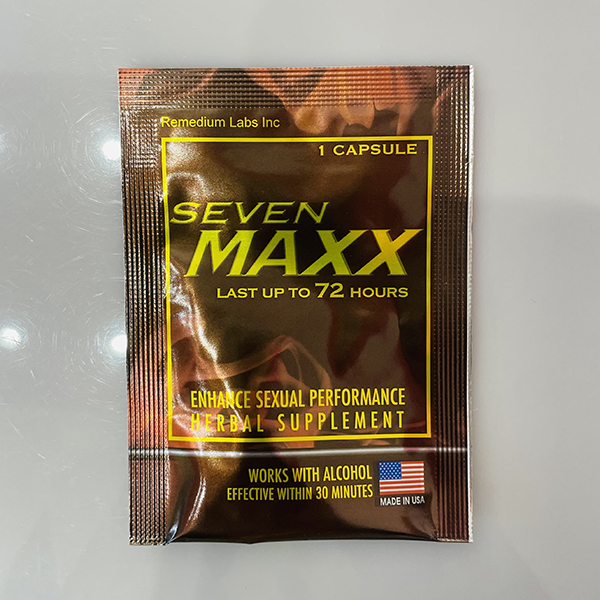 Seven Maxx Mỹ viên 1 gói thuốc cường dương tăng cường sức mạnh Seven Maxx Mỹ viên 1 gói thuốc cường dương tăng cường sức mạnh