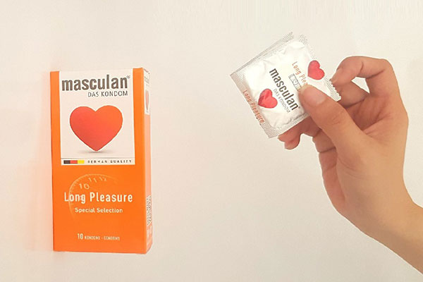 Masculan Long Pleasure 10c Bao cao su gân gai tăng khoái cảm lâu
