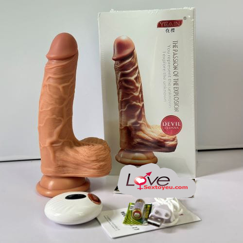 Dương vật giả Yeain rung ngoáy sưởi ấm điều khiển từ xa siêu sướng