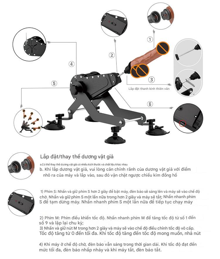 Máy Tình Tự Động Robot 4 Chân Cao Cấp Đa Năng Mới Nhất