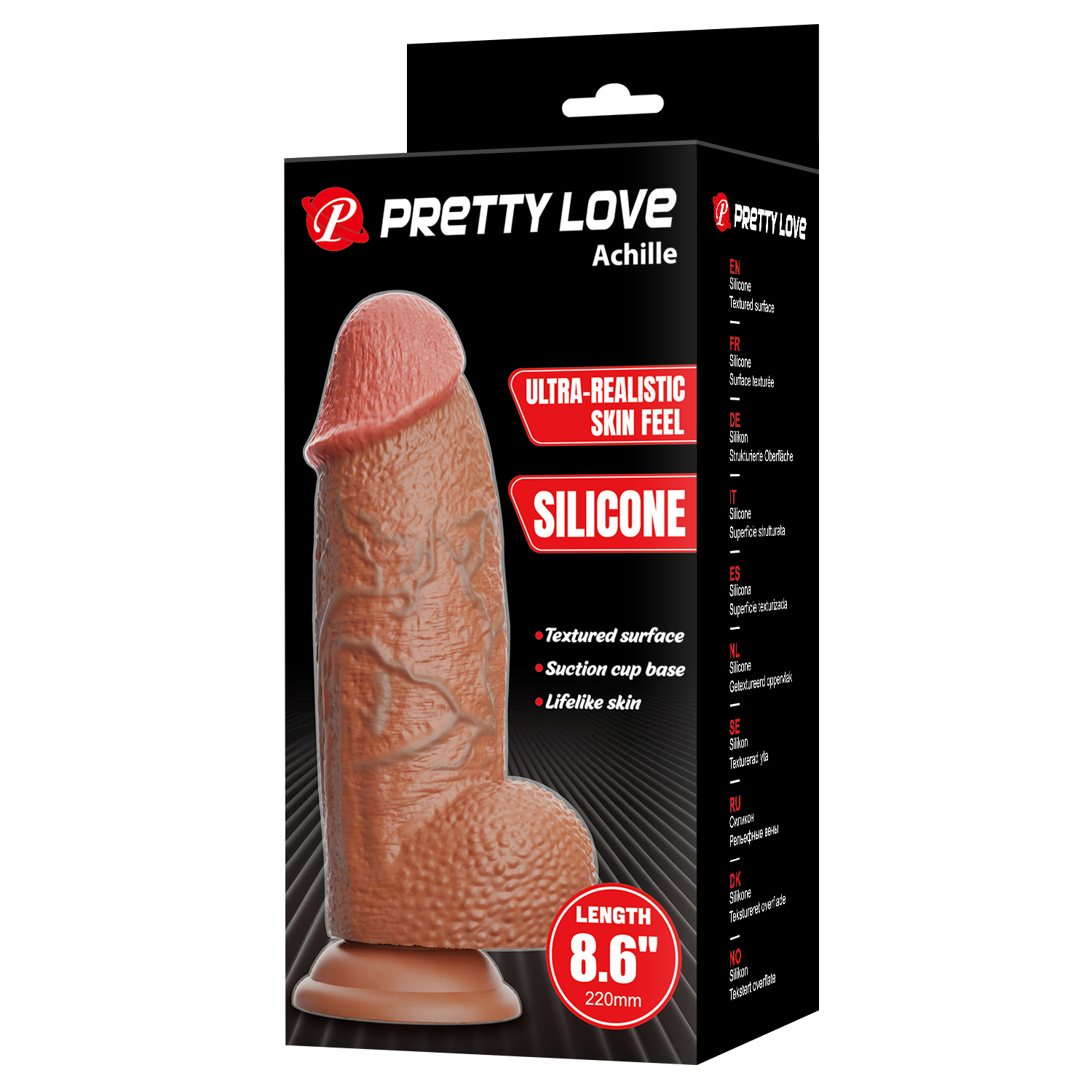 Máy thủ dâm silicon size lớn Prettylove Archille cao cấp