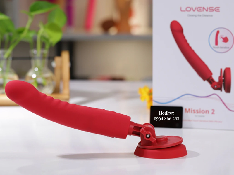 Dương vật giả Lovense Mission 2 cao cấp điều khiển qua app tiện lợi