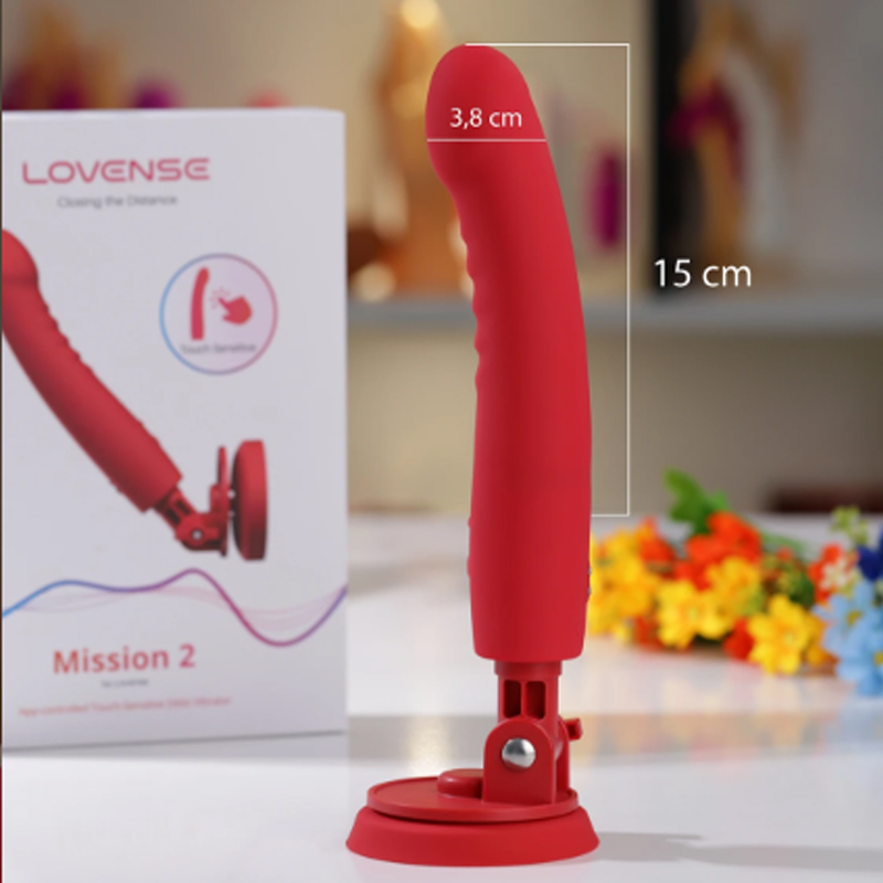 Dương vật giả Lovense Mission 2 cao cấp điều khiển qua app tiện lợi