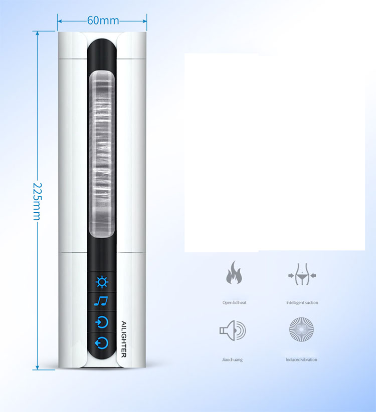 Máy bú mút dương vật tự động sưởi ấm Air Jet nhiều chế độ rung