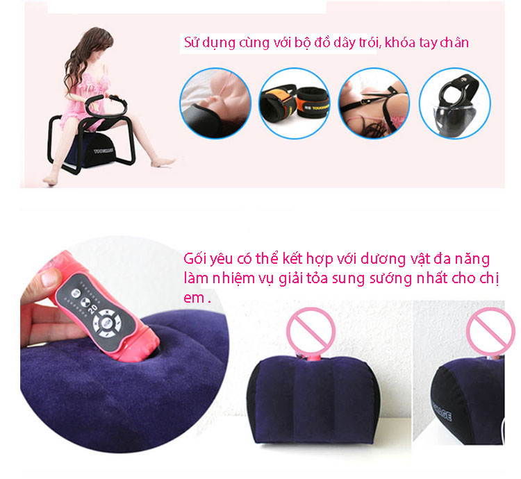 Ghế sung sướng hỗ trợ thăng bằng giúp nữ thủ dâm lên đỉnh nhanh