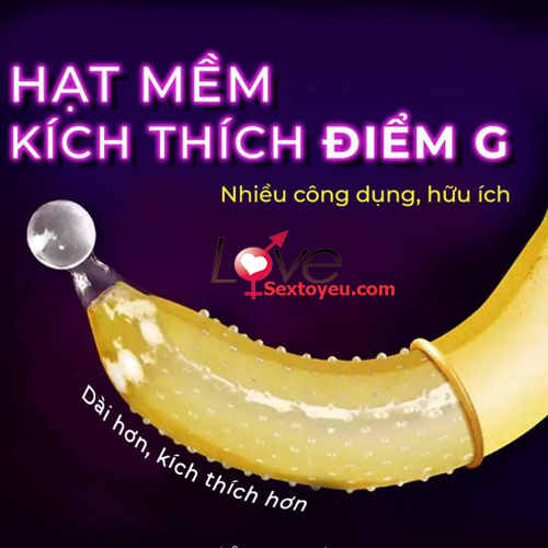  Nhập sỉ Bao cao su Olo siêu mỏng có 2 hạt bi 3cm và 1.5cm giúp tăng kích thước tốt nhất