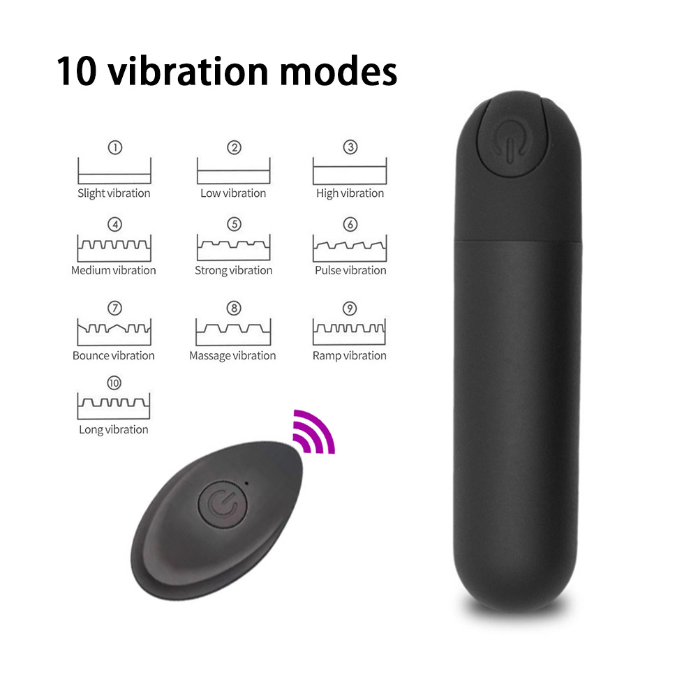 Trứng rung mini điều khiển từ xa 10 chế độ kích thích mạnh