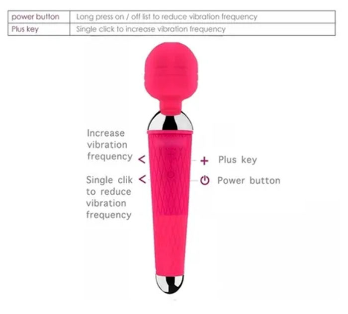 Chày rung sạc pin đa tần massage kích thích nữ hiệu quả giá rẻ chất lượng