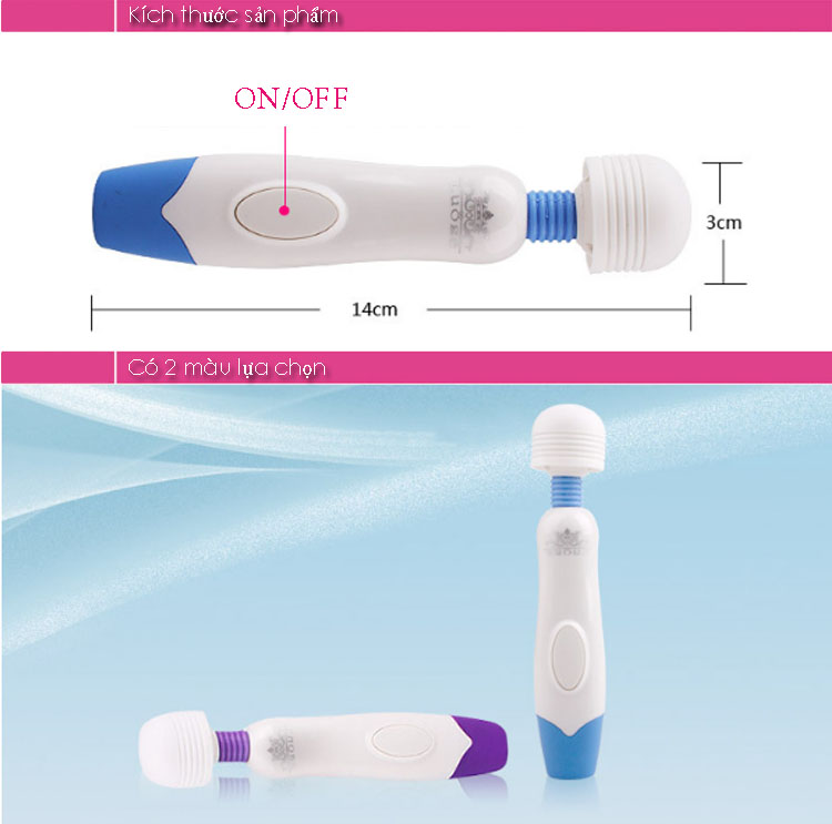 Chày rung Louge LG 803 sạc điện siêu nhỏ mạnh mẽ, tiện lợi