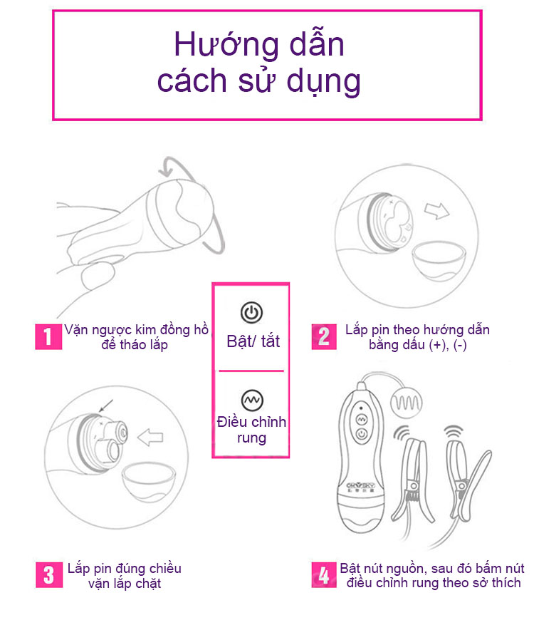 Kẹp Ti Rung Đa Tần Sung Sướng Cực Phê Kích Thích Mua Ngay Kẹp Ti Rung Đa Tần Sung Sướng Cực Phê Kích Thích Mua Ngay