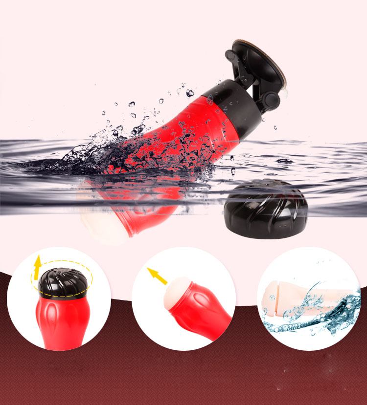 Cốc thủ dâm hậu môn gắn tường rung mạnh tăng khoái cảm