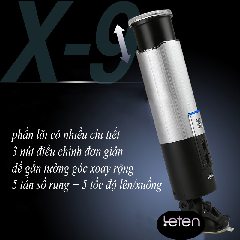 Máy thủ dâm tự động gắn tường X9 Telecopic cao cấp tiện lợi