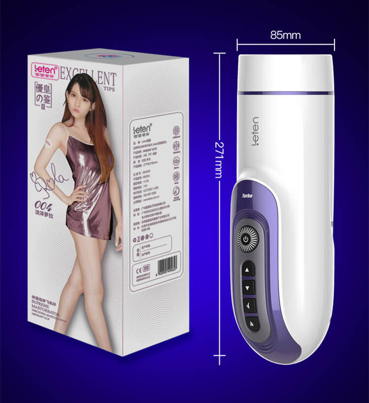 Máy thủ dâm Leten sưởi ấm âm thanh kích thích phê ngay