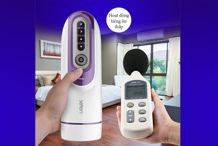Máy thủ dâm Leten sưởi ấm âm thanh kích thích phê ngay
