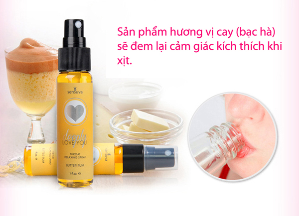 Nước Xịt Sensuva Tăng Khoái Cảm Quan Hệ Bằng Miệng Deeply Love You