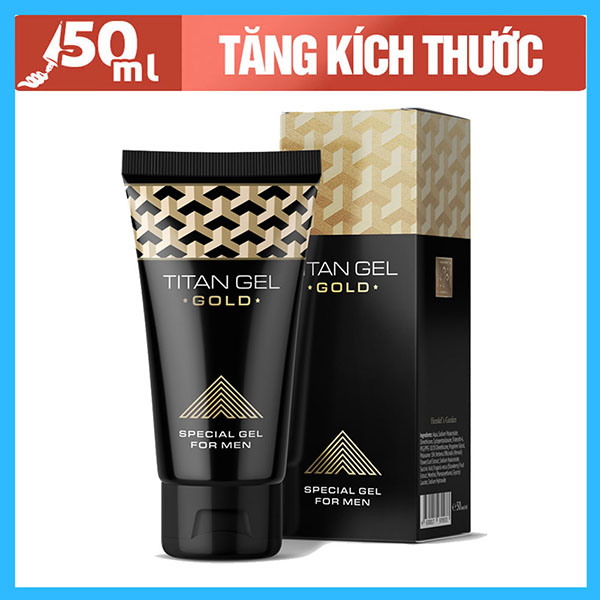  Thông tin Gel cường dương và tăng kích thước cậu nhỏ Titan Gold chính hãng