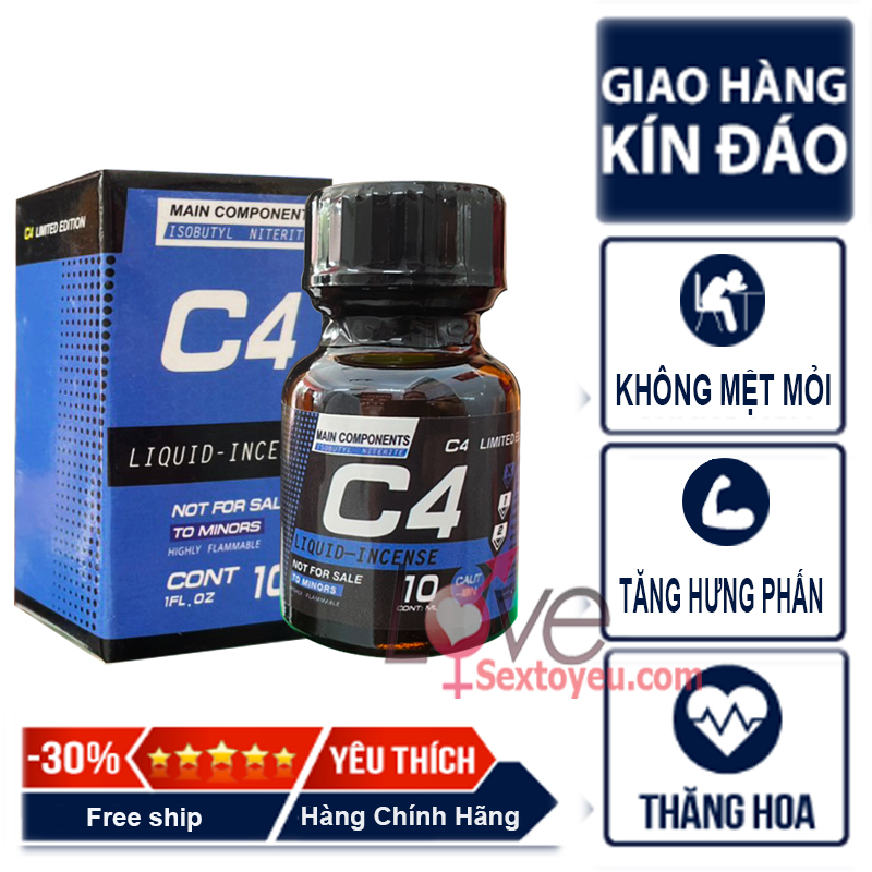 Popper C4 xanh 10ml chính hãng giá tốt mua ngay ưu đãi hấp dẫn