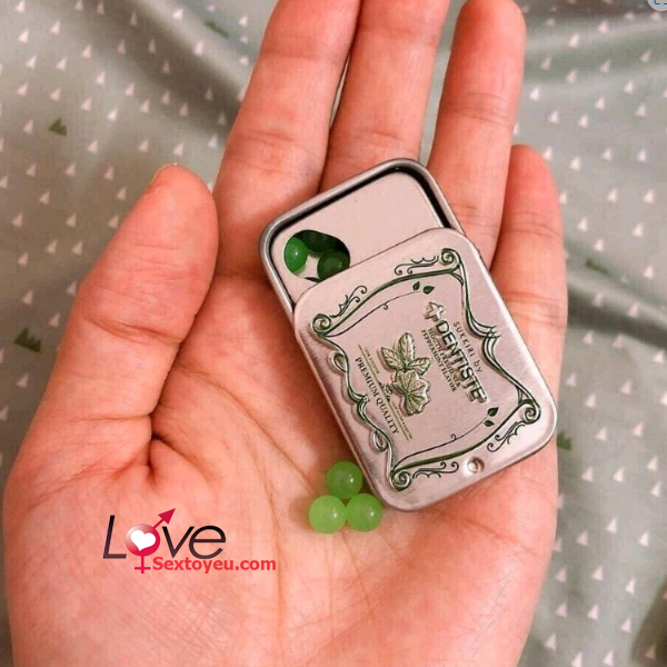 Kẹo ngậm phòng the BJ Love Mint thơm mát kích thích hương vị