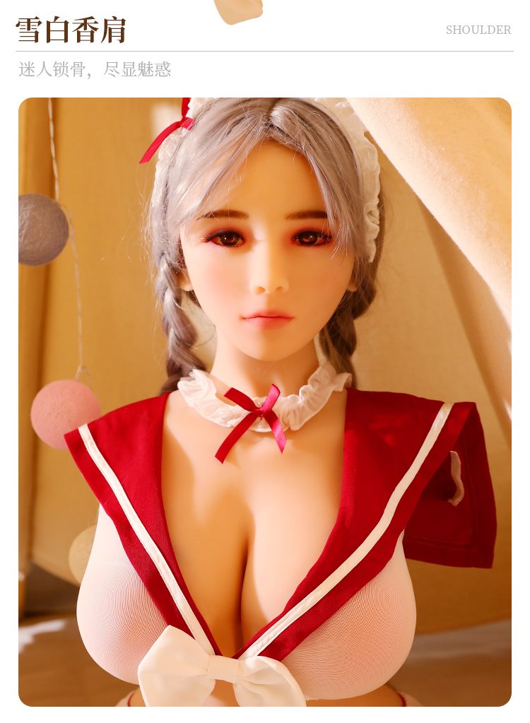 Búp bê bán thân MaiLing ZZ025 áo đỏ siêu thực cảm xúc Búp bê bán thân MaiLing ZZ025 áo đỏ siêu thực cảm xúc