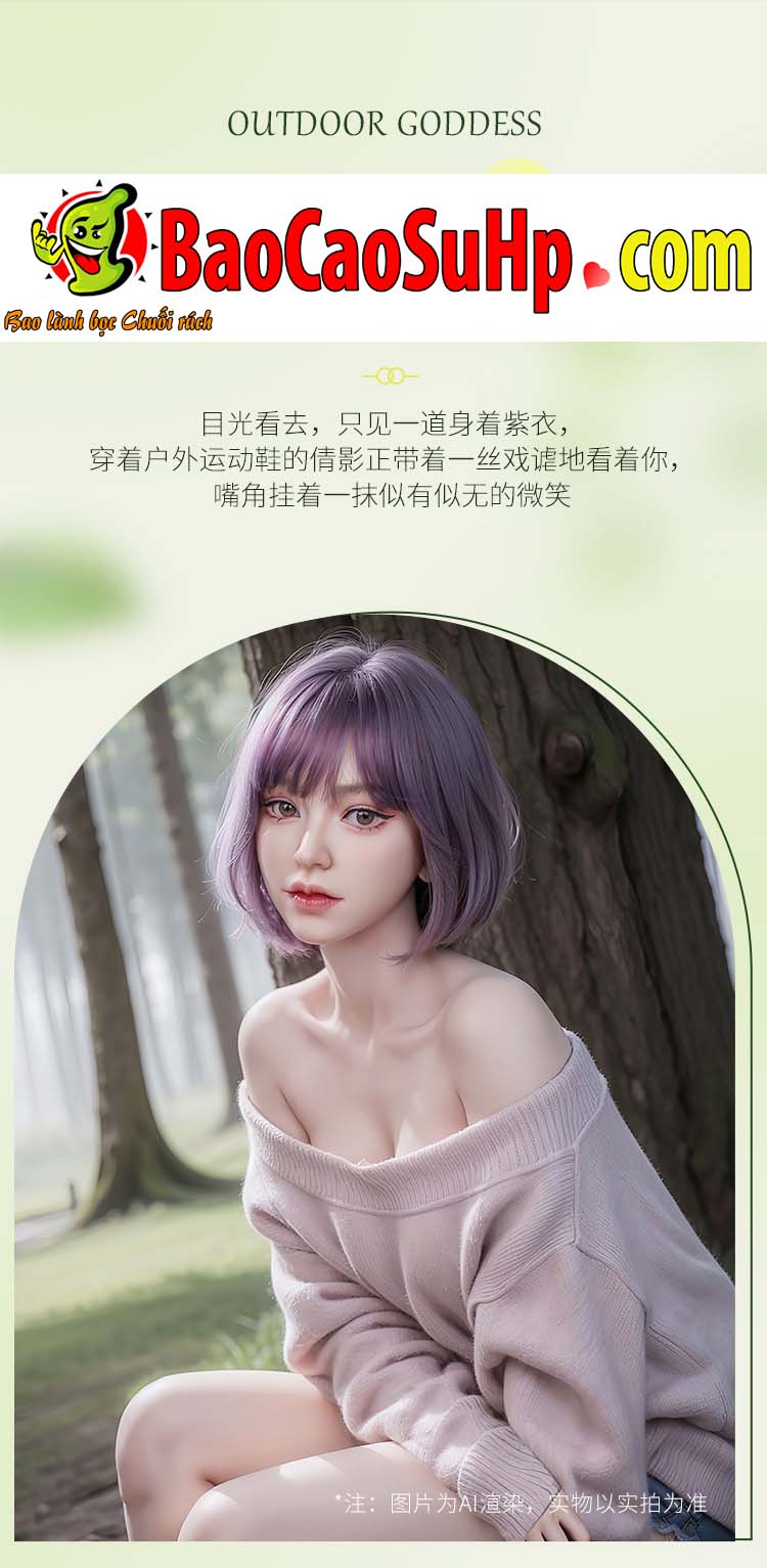 Búp bê tình dục Wisteria 1m58 hoa tím mơ màng silicone TPE Búp bê tình dục Wisteria 1m58 hoa tím mơ màng silicone TPE