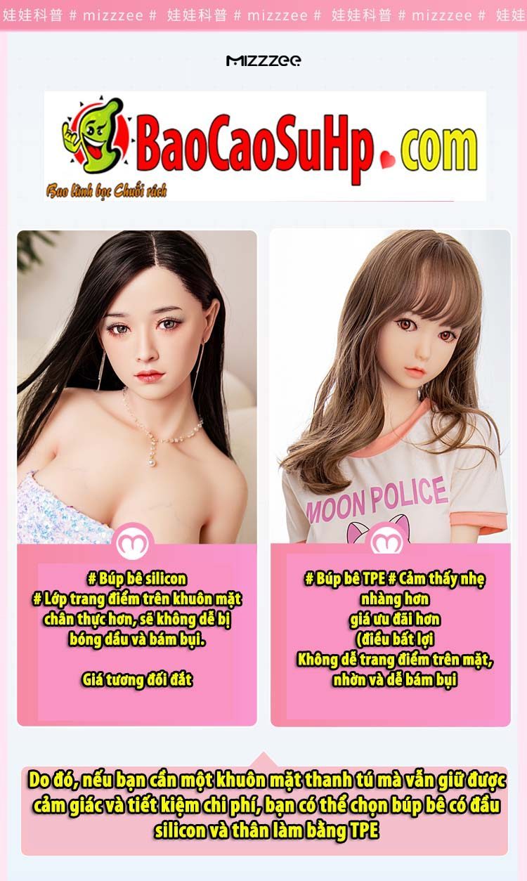 Búp bê tình dục Mizzzee Elsa Bell 148cm mặt Baby đẹp mê ly