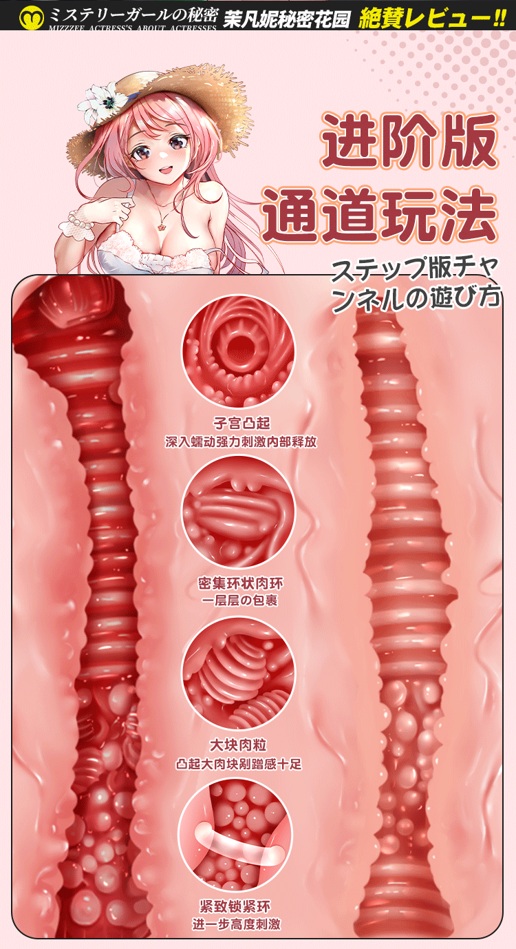 Búp bê cầm tay siêu thực Mizzzee Gaplay Ms Edwie Tử cung sống động