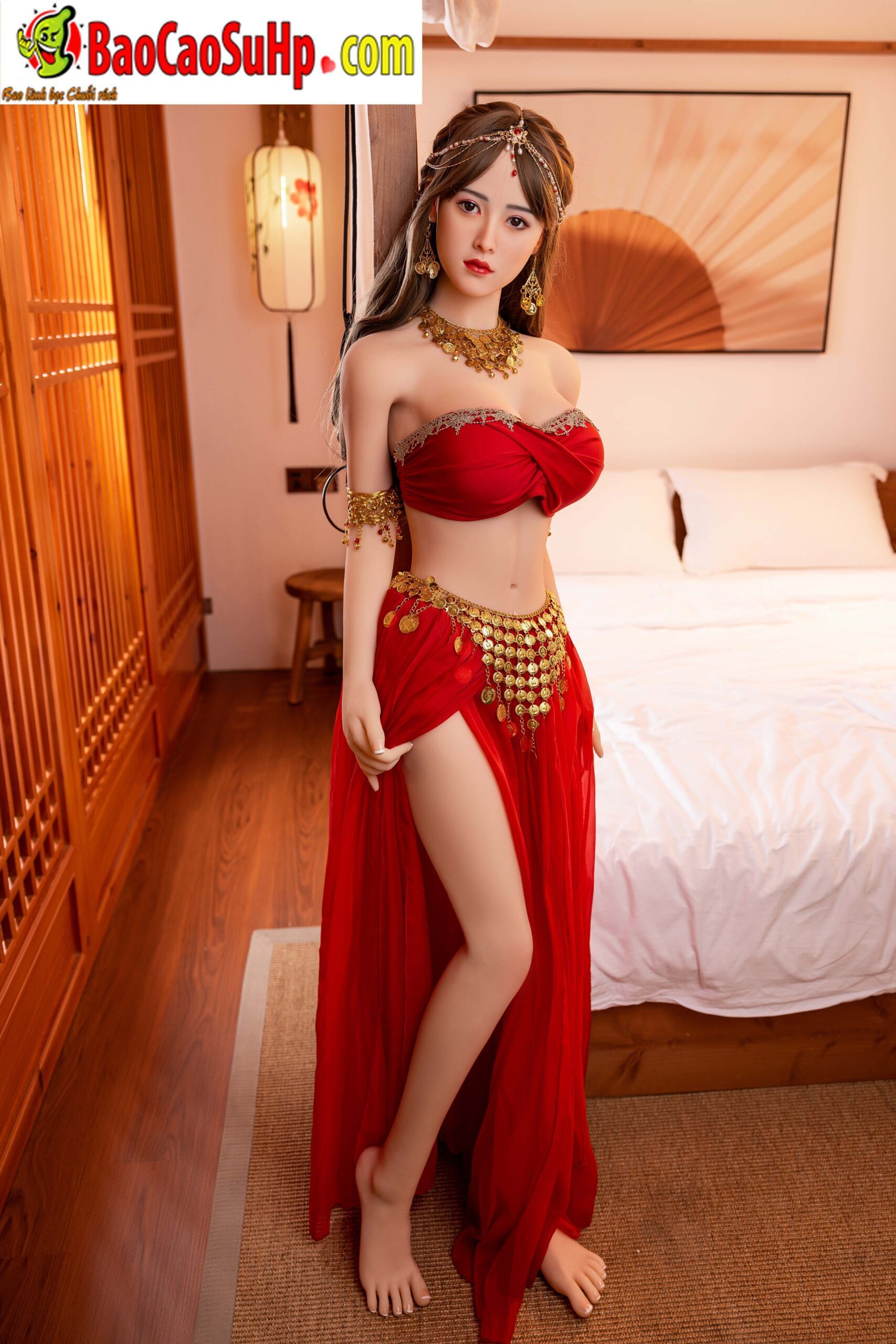 Búp bê tình dục Mizzzee Bella Red 1m48 múa sexy đẹp quyến rũ