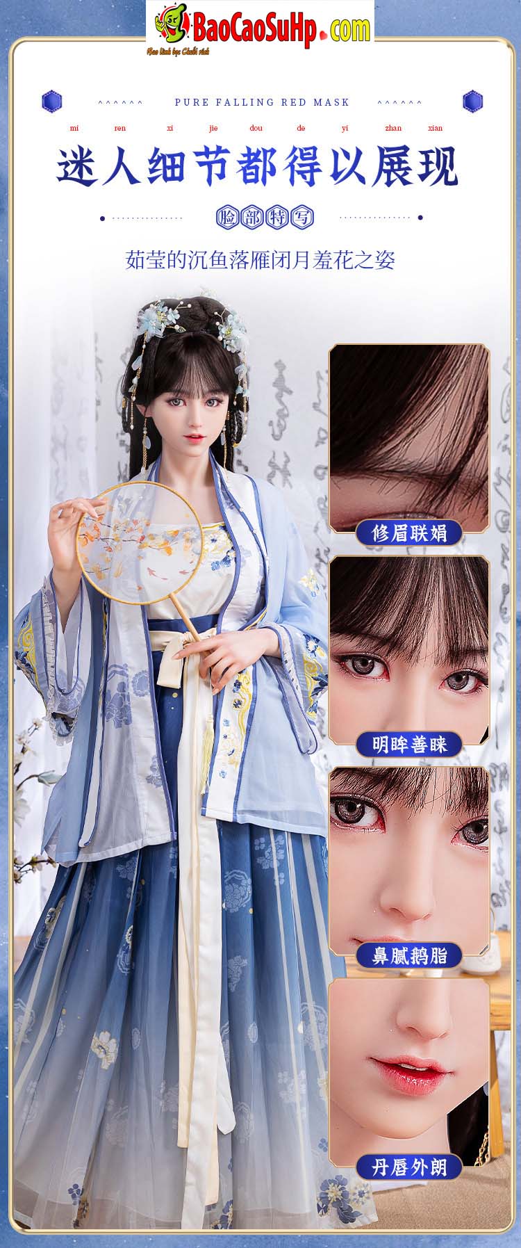 Búp bê tình dục điêu thuyền AMZ Mizzzee silicon 1m48 thật sống