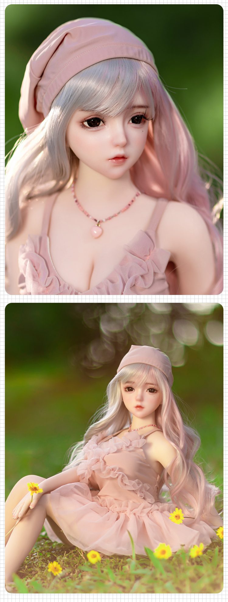 Búp bê mini Anime Jezebel 80cm trắng tinh Khiêu gợi chất lượng