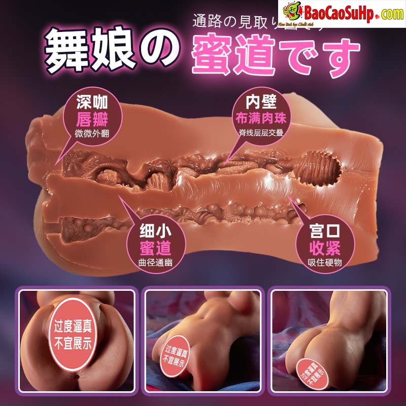 Búp bê tình dục bán thân Coc da nâu múa ba lê 780g chất lượng