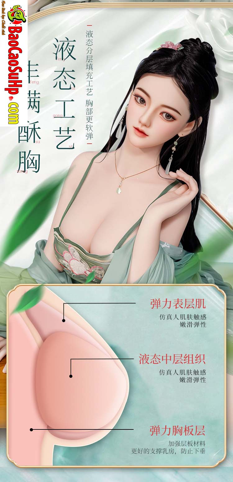 Búp Bê Tình Dục AZM Quỳnh Giao Mặt Xuân Thủy 1m59 Cổ Trang Chính Hãng