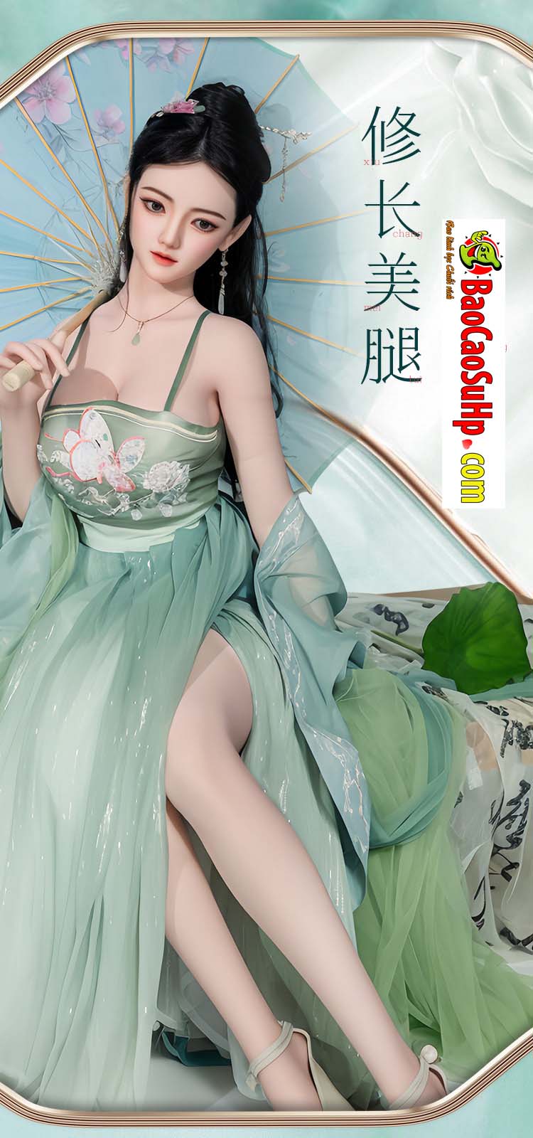 Búp Bê Tình Dục AZM Quỳnh Giao Mặt Xuân Thủy 1m59 Cổ Trang Chính Hãng