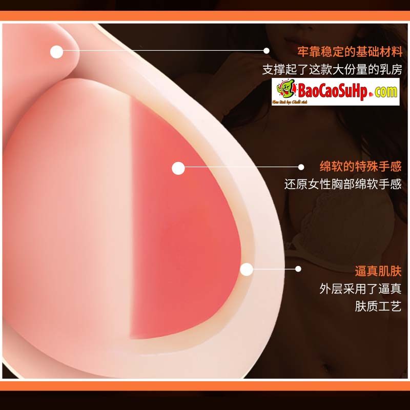 Búp bê tình dục bán thân Full Silicone Eden Ruqing 19kg siêu thật