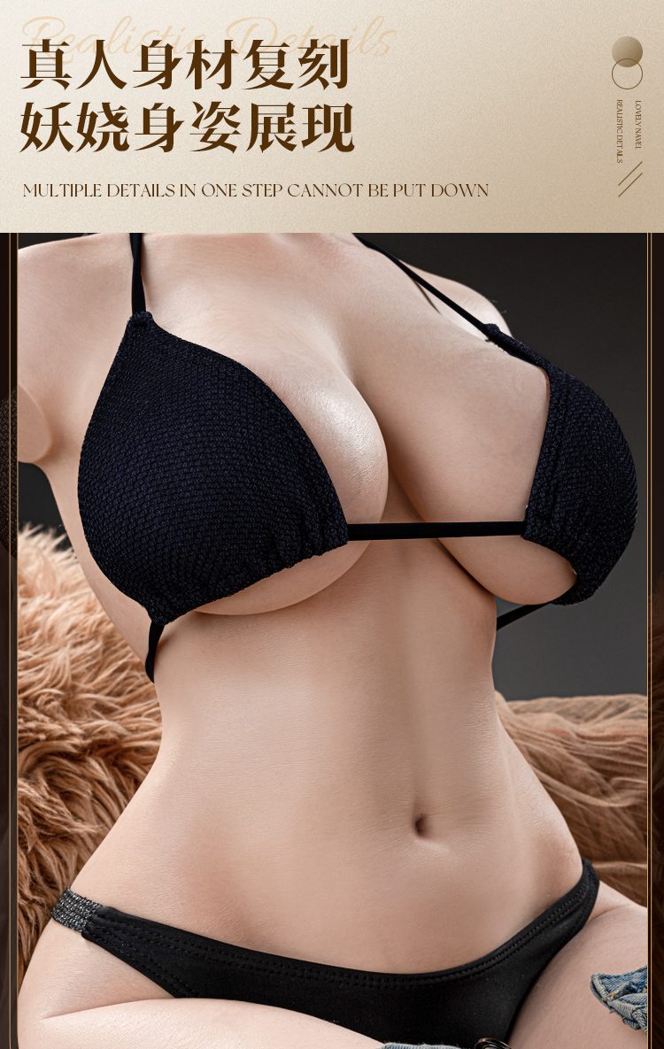 Búp bê tình dục bán thân Full Silicone Eden Ruqing 19kg siêu thật