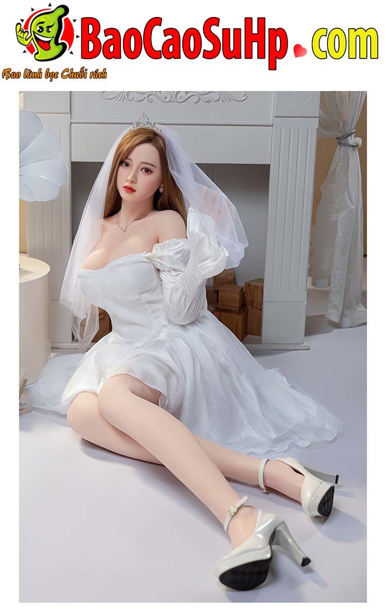 Búp bê tình dục silicone 1m59 Kaneis Yeon trắng sang chảnh, siêu mềm mại