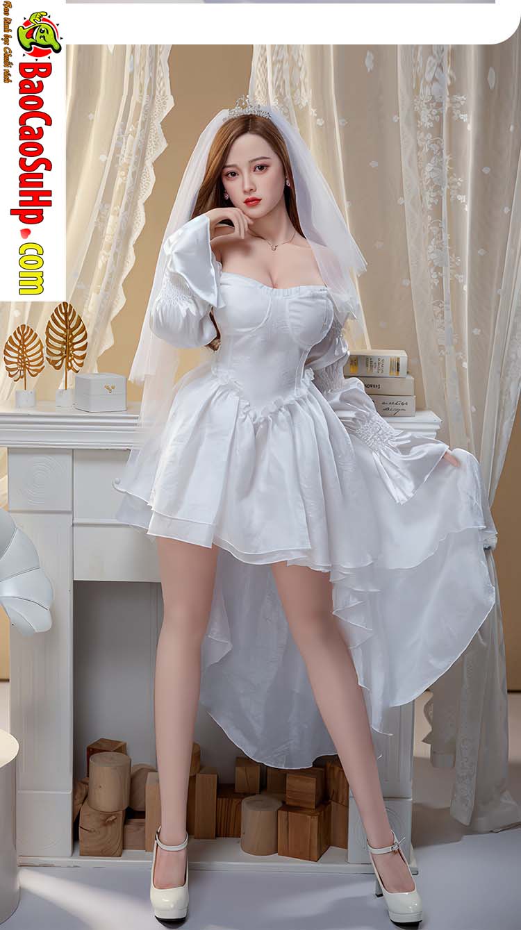 Búp bê tình dục silicone 1m59 Kaneis Yeon trắng sang chảnh, siêu mềm mại